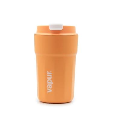 Imagem de Vapur Copo multiuso com tampa flip top, 340 g, damasco, pacote com 1