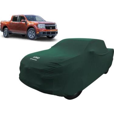 Imagem de Capa Automotiva Picape Ford Maverick Tecido Cor Preta - Mz, Verde