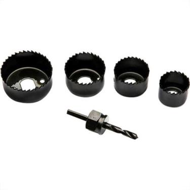 Imagem de Serra Copo Jogo Brasfort Aco Carbono 32Mm A 54Mm Com 5 Pecas - 8734 - 