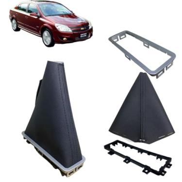 Imagem de Aro Interno E Superior Acabamento Câmbio Automático Compatível com Vectra 2006 A 2012