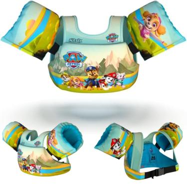 Imagem de Boia Patrulha Canina Turma Toda com Colete Salva Vidas Nash