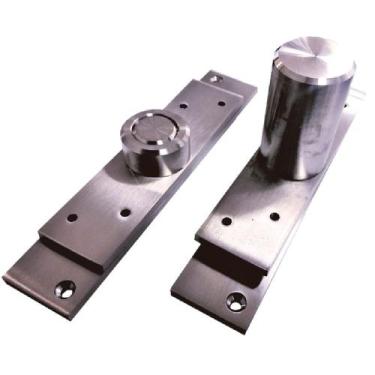 Imagem de Dobradiça Pivot Heavy Para porta até 1000Kg  Inox Escovado - Geris 160