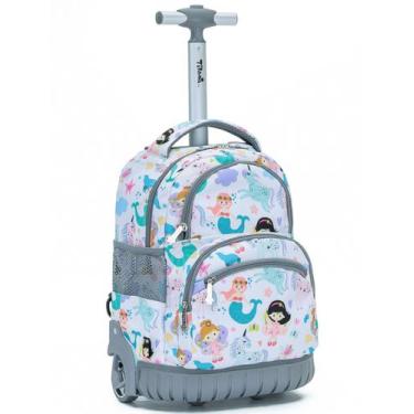 Imagem de Mochila com rodinhas NEW TILAMI de 16 polegadas para meninos e meninas