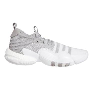 Imagem de adidas Tênis de basquete masculino Trae 2 - Branco, Branco, 38 BR