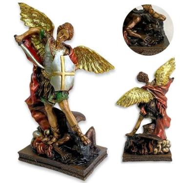 Imagem de Imagem De São Miguel Arcanjo Grande Resina Santos Católicos - Europio