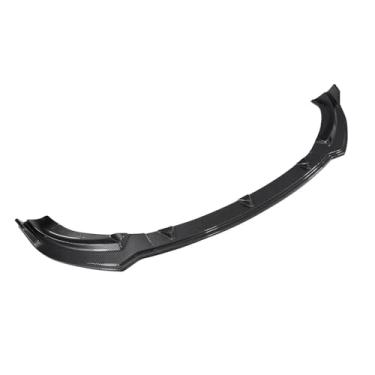 Imagem de Compatível com Tesla Model Y 2017-2023 Carbon Black Front Lower Bumper Lip Spoiler Car Modification Body Kit Bumper Difusor Protector(Gloss Carbon Fiber)