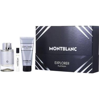 Imagem de Perfume Masculino Mont Blanc Explorer Platinum Edp Spray 100 Ml&gel Banho 7 Mini