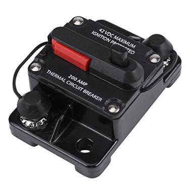 Imagem de Circuit Breaker, Breaker Manual Reset Inline Inverter, Tool for Car ATV Marine Audio Rv Trolling Motors Power Protect (200A)