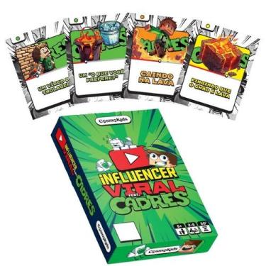 Imagem de Jogo De Cartas Influencer Viral Minecraft Youtuber Edição Cadres - COS