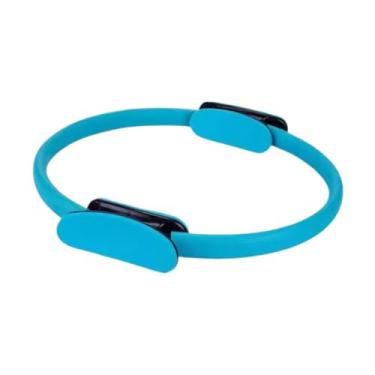 Imagem de menolana Pilates Hoop Workout Home Gym Resistance Toner Toner Training Dispositários para mulheres Girl elástico Taxa de ginástica argola de fitness, Azul