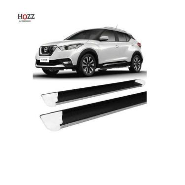Imagem de Estribo Nissan Kicks Personalizado Alumínio Branco - HOZZ