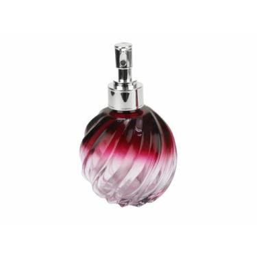 Imagem de 01 Vidro Lavabo Espiral Degrade Vinho 250ml Porta Sabonete - Seven Gla