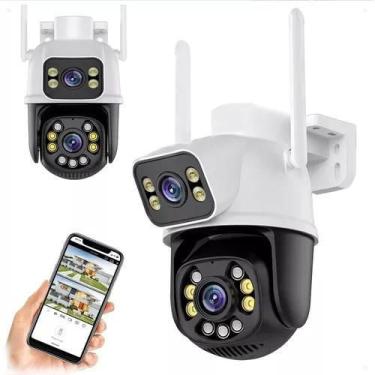 Imagem de Câmera De Segurança Wi-Fi Smart Camera A28B Dupla 3Mp Icsee