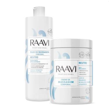 Imagem de Kit Raavi Neutro Óleo 1L+ Creme 1kg