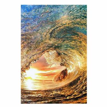 Imagem de Artesanato Pintura Diamante Diy 30X40 - TUBO DA ONDA - PPSHOP