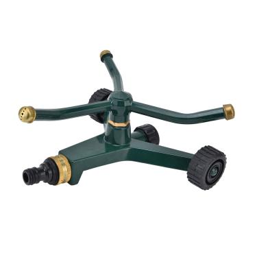 Imagem de Metal Três Aspersores de Braço, Pintados Com Spray Com Conector G3/4, Girando 360 ° Irrigue Aspersor de Gramado para Gramado Em Casa, Irrigação de Jardim