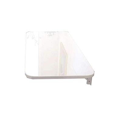 Imagem de Folding Table Mesa de jantar estreita dobrável de parede com mesa de parede para pendurar na parede, mesa de pendurar na parede, mesa de computador com mesa de parede, anotações, parede, rosa, amarelo