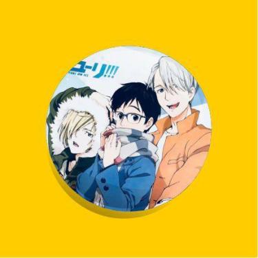 Imagem de Bottons Anime Yuri On Ice, Yurio, Victor 4,5cm - Cogumelo Corp, YUR04