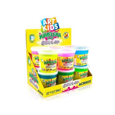 Imagem de Kimeleka Slime Glitter 180G 12 Un Acrilex