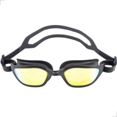 Imagem de Oculos Natação Speedo Swell Espelhado Aguas abertas Original, Preto, G