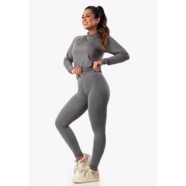 Imagem de Conjunto Térmico Poliamida Calça + Blusa Térmica Segunda Pele Proteção