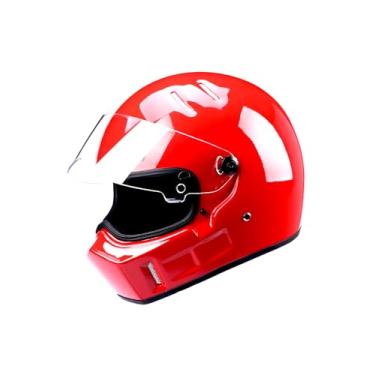 Imagem de CRG Sports ATV Motocross Motocross Scooter para motocicleta Capacete de fibra de vidro com certificado DOT ATV-1 - Pai (pequeno, vermelho)