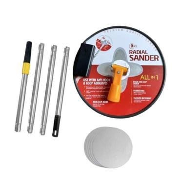 Imagem de Baoblaze Lixadeira do polo do drywall para pintar a ferramenta de lixamento de polimento de drywall para tetos, Vermelho