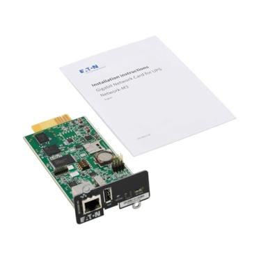 Imagem de Eaton Cybersecure Placa Gigabit Network-M3 para UPS e PDU, UL 2900-1 e IEC 62443-4-2 Placa de rede certificada