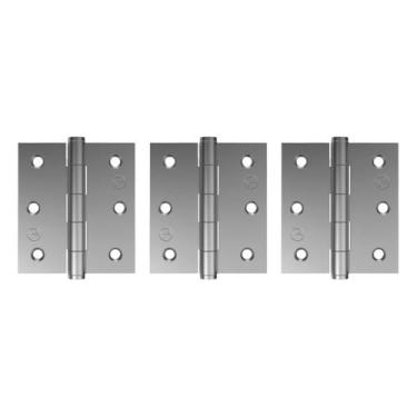 Imagem de Dobradiça Soprano 3" X 2.5/8" Reforçada Polida Kit 3 Peças - 000013