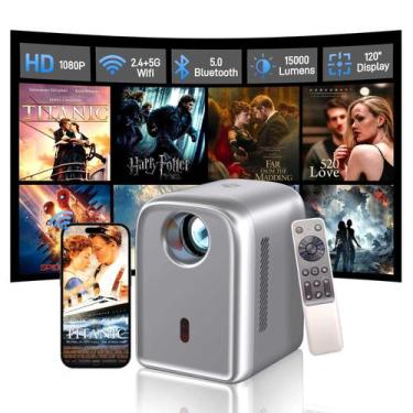 Imagem de Projetor portátil OSENOUS 15000 Lumen 1080P HD WiFi Bluetooth