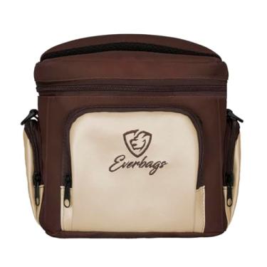Imagem de Bolsa Térmica Fitness Master Everbags Brown Creme multifuncional lancheira