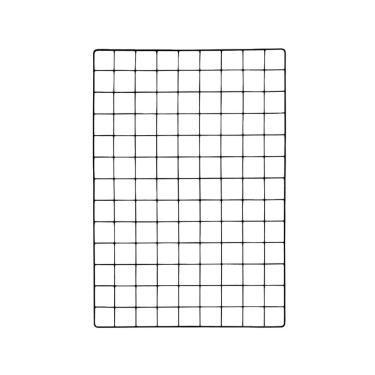 Imagem de Painel Aramado Decorativo Bravadecor Porta Fotos Retangular Preto