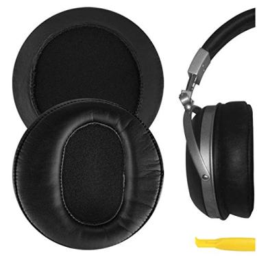 Imagem de GEEKRIA Almofadas De Substituição Quickfit Em Couro Proteico Para Fones Ouvido Denon Ah-D2000, D5000, D5200, D7000, D7200, D9200, Ouvido, Protetores Auriculares, Peças Reposição Capas (Preto)