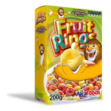 Imagem de Cereal Fruit Rings Argolinhas De Milho Sabor De Frutas 200g - Cereal S