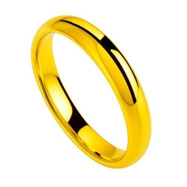 Imagem de Aliança Ouro 18k 6mm Noivado Compromisso Casamento Luxo Anatômica - Al