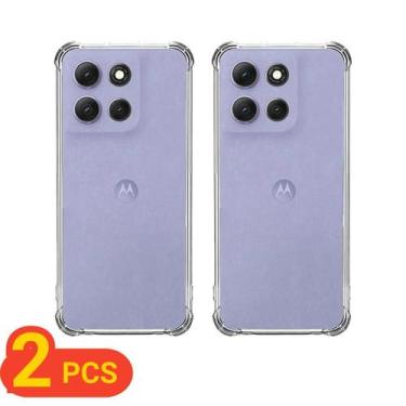 Imagem de Kit 2 Capinha Transparente Compatível Para Motorola Moto G86 - Db