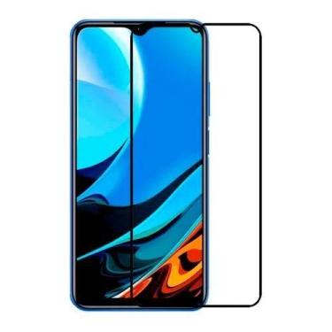 Imagem de Pelicula Vidro Compatível com Xiaomi Redmi 9t Cobre Toda Tela 9h - Uni