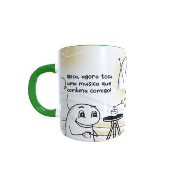 Imagem de Caneca Porcelana cores variadas - Live, Amarelo