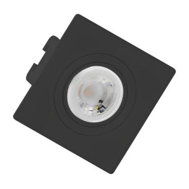 Imagem de Spot Quadrado Embutir Face Plana Mini Dicroica Saveenergy, 127/220V