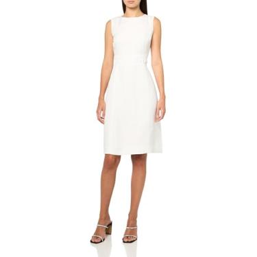 Imagem de Kasper Vestido feminino com várias costuras SLV, Lírio branco, 46