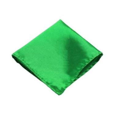 Imagem de Lenço de Bolso Masculino Vintage - Quadrado, Sólido e para Padrinhos d