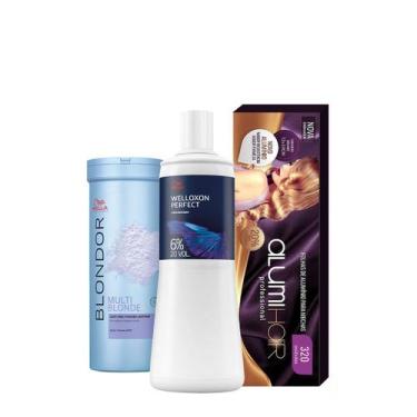 Imagem de Kit Wella Professionals Blondor 400g Welloxon Perfect 6% 20V AlumiHair