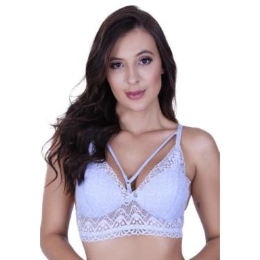 Imagem de Sutiã de Tiras Strappy com Bojo - c3 SUTIÃ SILVANA - TERRA E MAR MODAS