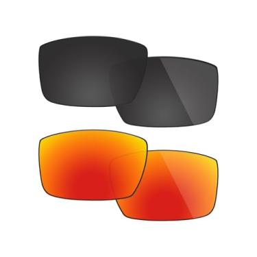 Imagem de Fiskr Lentes de reposição para óculos de sol Oakley Gascan 2 pares embalados