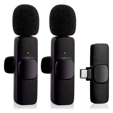 Imagem de Microfone Lapela Sem Fio Usbc Android Som Profissional