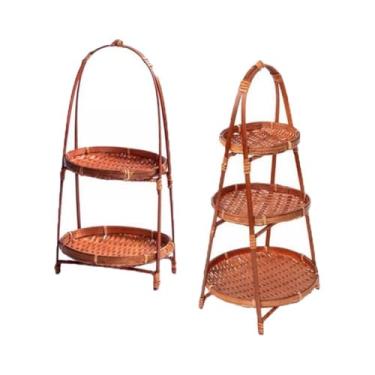 Imagem de Generic Conjunto de Cestas de Bambu para Frutas E Armazenamento