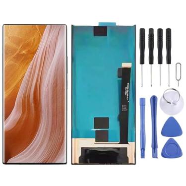 Imagem de YUNCHAO Acessórios telefônicos Para ZTE Axon 40 Ultra A2023P A2023PG MATERIAL AMOLED MATERIAL LCD Screen com Digitalizer Full Assembly (preto) Substituição do telefone celular