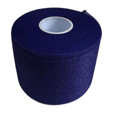 Imagem de Tachiuwa Filme de almofada para aderência de badminton, 60mm * 20m, fita para aderência de raquete de tênis, filme de apoio para cabo de raquete, azul escuro