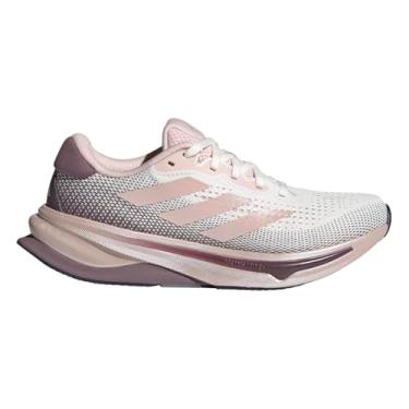 Imagem de adidas Tênis feminino Supernova Solution W, Branco/rosa arenoso met./rosa arenoso, 39