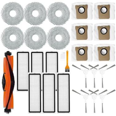 Imagem de 25 peças compatíveis com Xiaomi Mijia Omni 2 C102CN / B101CN / B116CN / X10+ Plus peças acessórios escova lateral principal filtro hepa sacos de poeira